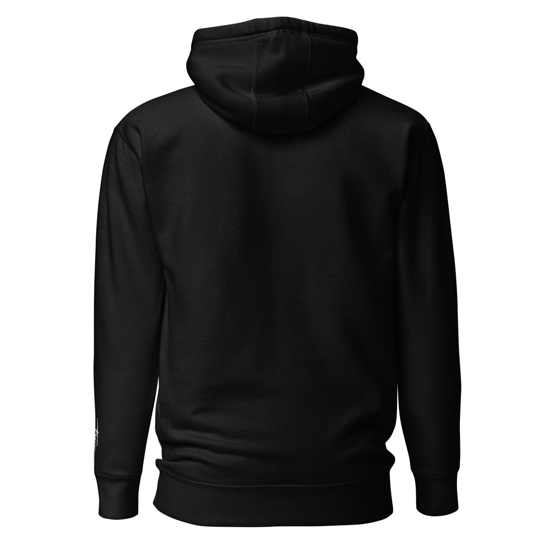 Foyren FYRN  embroidered black unisex hoodie