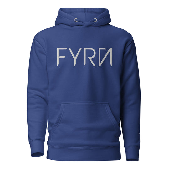 Foyren FYRN embroidered blue unisex hoodie