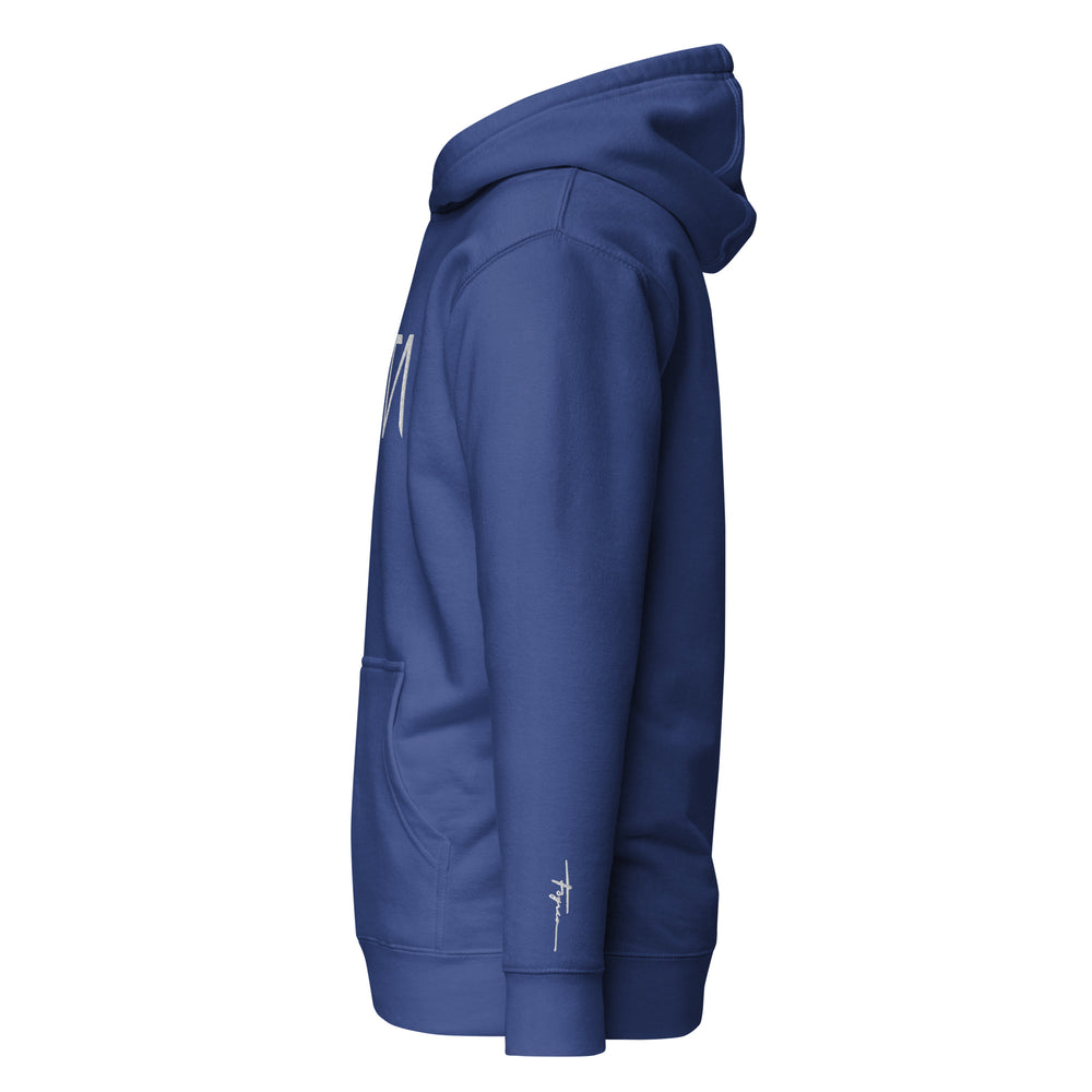Foyren FYRN embroidered blue unisex hoodie