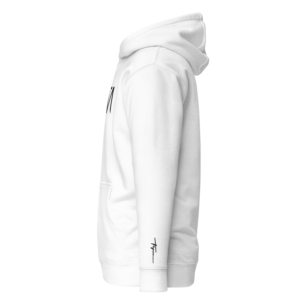 Foyren FYRN embroidered white unisex hoodie