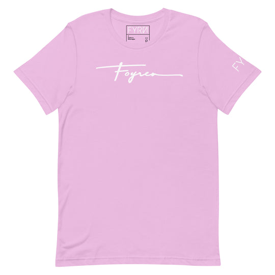 Foyren light Purple Signature Unisex t-shirt