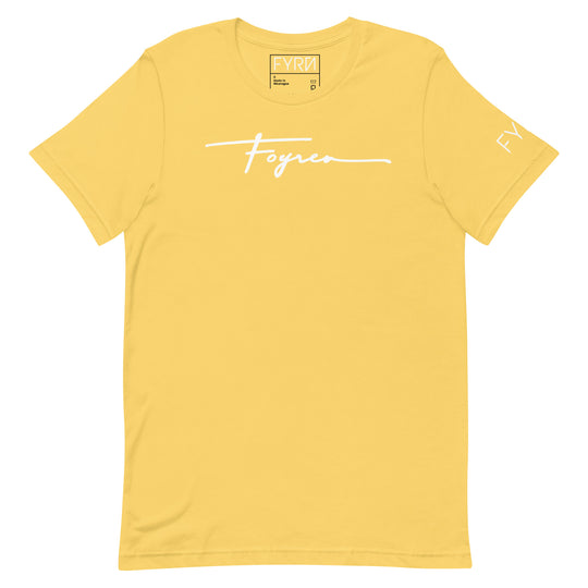 Foyren Yellow Signature Unisex t-shirt